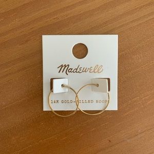 Madewell 14k gold filled mini hoops